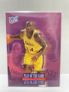 NBAカード　シャキール・オニール　Shaquille O’Neal PLAY OF THE GAME ‘96-97 FLEER ULTRA【レイカーズ時代】