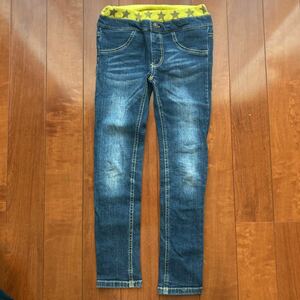 JUNK STORE* Junk магазин -* сеть ограничение * обтягивающий брюки * Denim * темно-синий *140* для мужчин и женщин 