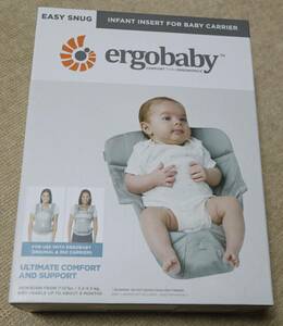 ERGOBABY Easy Snug Infant insert for baby carrier　【未使用】インファント　インサート