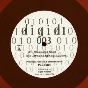 試聴 Paul Mix / Auto Kinetic - Wounded Soul / Phobia [12inch] Digidl US 1993 Techno