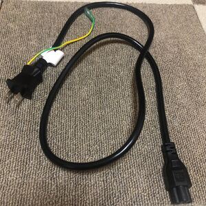 ミッキー型コネクタ電源ケーブル ACアダプター(HP等)用電源ケーブル約100㎝ @3777