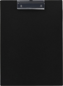 【未使用品】ナカバヤシ アンケートクリップボード ブラック QB-ENA4E-BK×4冊セット