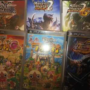PSP モンスターハンターポータブル シリーズ4本セット動作品6本セット