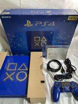 【動作良好！1円～】SONY PS4 本体 CUH-2100A BZN HDD500GB Days of Play Limited Edition / PlayStation4 プレステ4 _画像1