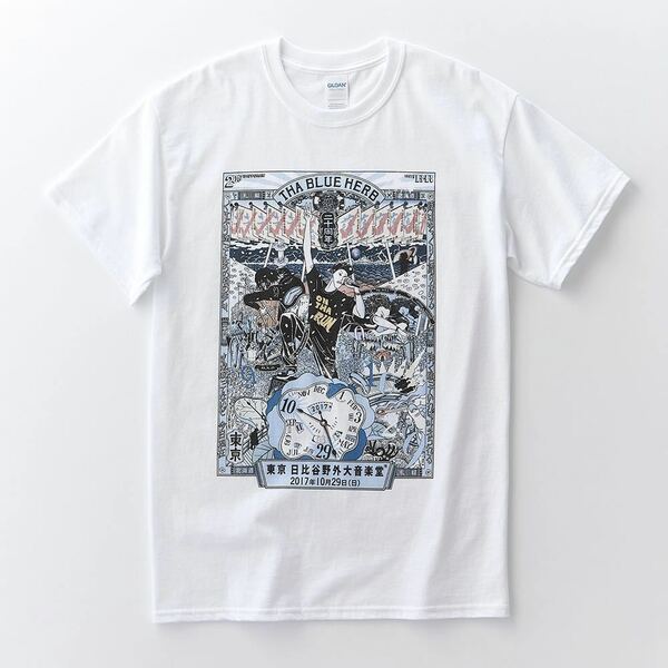 【新品未開封】 THA BLUE HERB 結成20周年ライブ 日比谷野外大音楽堂 野音 Tシャツ Sサイズ ザ・ブルーハーブ BOSS O.N.O TBHR 貴重 希少