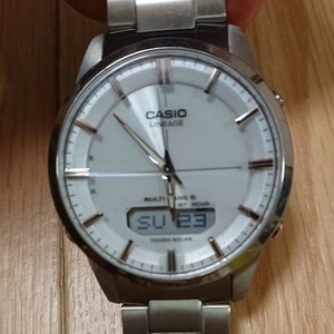 【カシオ】 リニエージ 新品 腕時計 LCW-M170TD-7AJF 電波ソーラー シルバー 未使用品 メンズ 男性 CASIO