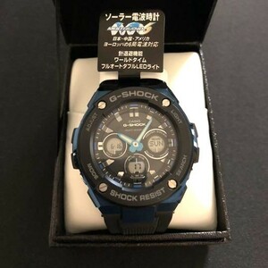 【カシオ】 ジーショック G-STEEL 新品 電波ソーラー ブラック GST-W300G-1A2JF 腕時計 男性 未使用品 CASIO メンズ