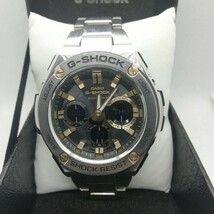 【カシオ】 ジーショック G-STEEL 新品 腕時計 電波ソーラー GST-W110D-1A9JF シルバー 男性 CASIO メンズ 未使用品_画像1