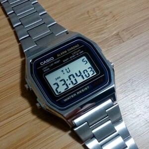 【カシオ】 スタンダード 新品 腕時計 シルバー 未使用品 A158WA-1JF CASIO 男性 メンズ