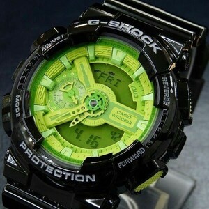 [ Casio ]CASIO G-SHOCKji- shock new goods STANDARD Hyper Colors hyper color z wristwatch man GA-110B-1A3JF unused goods men's 