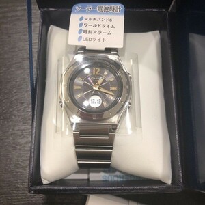 【カシオ】 CASIO ウェーブセプター 新品 腕時計 レディース LWA-M141D-1AJF 電波ソーラー 未使用品 女性 CASIO