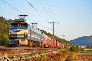 鉄道 デジ 写真 画像 EF66-27 貨物列車 10