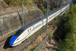 鉄道 デジ 写真 画像 E7系 北陸新幹線 1