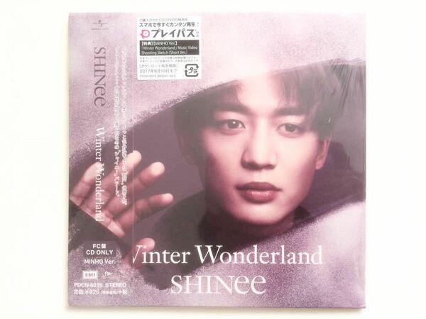 【未開封】 SHINee Winter Wonderland FC限定 CD ミノ ミンホ MINHO