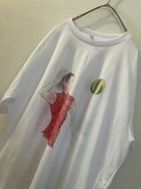 【レア】　バレーボール女子日本代表　島村春世　2020　東京五輪　オリンピック　応援Tシャツ　イラストTシャツ　メンズ　LLサイズ_画像3