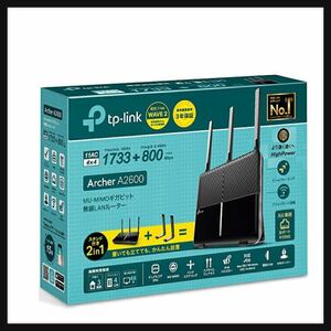 【新品】TP-Link Wi-Fi 無線LAN ルーター 11ac AC2600 1733 + 800 Mbps MU-MIMO デュアルバンド ギガビット Archer A10★スマホ 送料無料