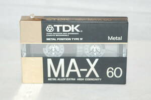 未開封 TDK MA-X 60 METAL POSITION TYPE Ⅳ メタルテープ カセットテープ 希少