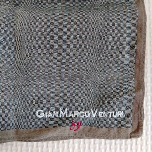 ★2枚で500円クーポンOK♪*GIAN MARCO VENTURI*Men's*ハンカチ*