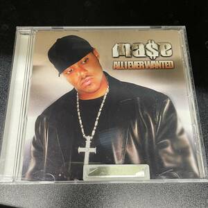 ● HIPHOP,R&B MA$E - ALL I EVER WANTED シングル, 3 SONGS, INST, 90'S, 1999, PROMO CD 中古品