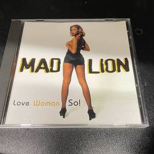 ● HIPHOP,R&B MAD LION - LOVE WOMAN SO! シングル, 4 SONGS, INST, 90'S, 1994, RARE CD 中古品