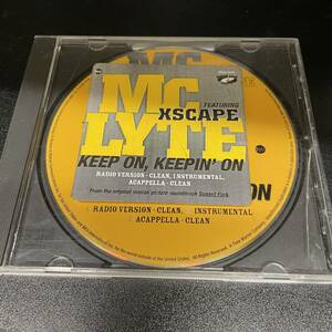 ● HIPHOP,R&B MC LYTE - KEEP ON, KEEPIN ON シングル, 3 SONGS, INST, 90'S, 1996, RARE, PROMO CD 中古品