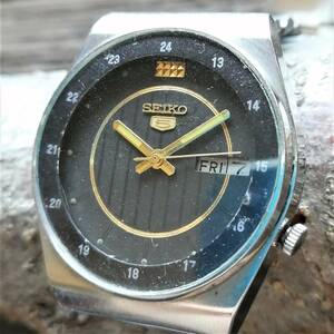SEIKO5 自動巻き1970年代！ヴィンテージ腕時計メンズセイコー5男性人気ブランド逆輸入モデル日本未発売アンティーク 731A