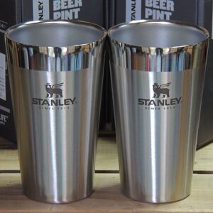 スタンレーSTANLEYスタッキング真空パイント0.47Lシルバー2個セット 正規品 アウトドア キャンプ バーベキュー BBQ ビール 保冷カップ