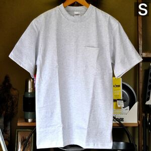 キャンバーCAMBER 米国製ベビーウエイトポケットTシャツ☆グレーＳ　マックスウエイト ポケt madeinusa