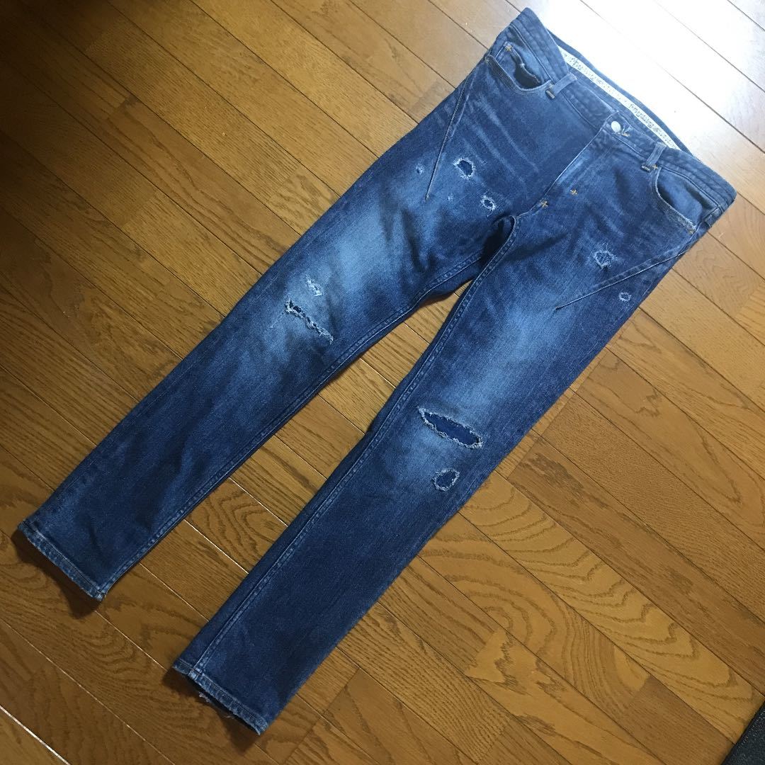 アトウ NUMBER (N)INE - ほぼ未使用 09ナンバーナイン ダメージ加工