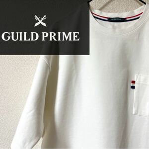 GUILD PRIME ギルドプライム　LOVELESS ラブレス　無地　tシャツ　サイズ2 日本製　三陽商会