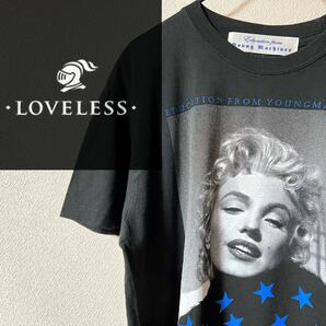 Education From Young Machines LOVELESS ラブレス　スター&ストライプモンロー　Tシャツ