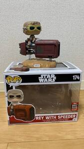 ●○FUNKO POP! STAR WARS スターウォーズ レイ REY WITH SPEEDER●○