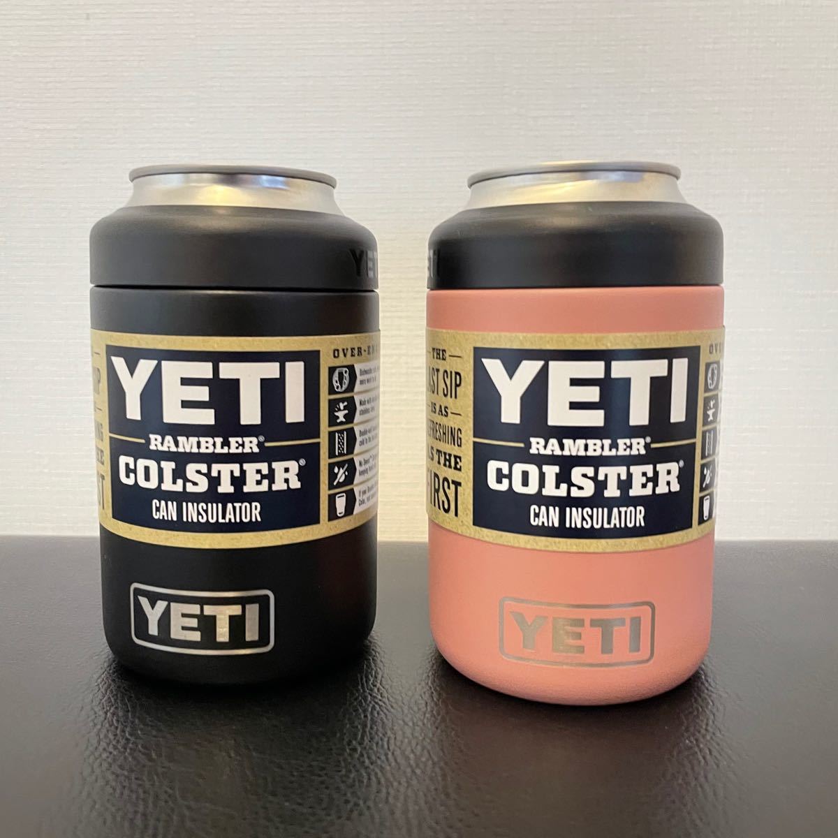 84％以上節約 新品YETI ランブラー 黒 ピンクセット 保冷缶ホルダー 