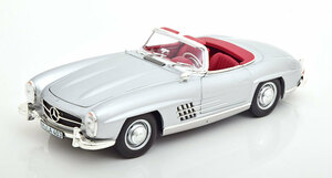 norev 1/18 Mercedes Benz 300SL Convertible 1957 silver Mercedes Benz Norev 