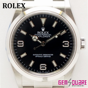【値下げ交渉可】ROLEX ロレックス エクスプローラー1 D番 腕時計 中古 OH＆仕上げ済 114270【質屋出店】