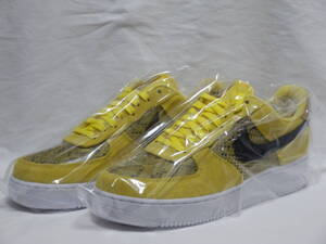 2019年製 AIR FORCE 1 '07 PRM SNAKESKIN YELLOW 黄/黒 US9 新品箱付 国内正規品 フォース 1 プレミアム スネークスキン 品番 BQ4424-700