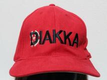 DIAKKA キャップ レッド キッズ L～XLサイズ 新品 フレックスフィット 赤 CAP_画像1