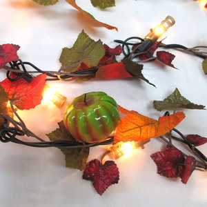 Garland Light 20 Ball Pumpkin Halloween Electrolics Декоративные товары