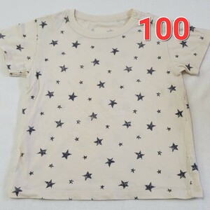 100cm☆星柄半袖Tシャツ　トップス　男の子　女の子　夏