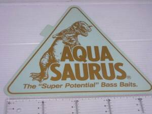 ザウルス　SAURUS　ステッカー　三角形　(4)　アクアザウルス