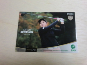 EPOCH 2022 JLPGA　No.66　桑山紗月　女子ゴルフ　OFFICIAL TRADING CARDS