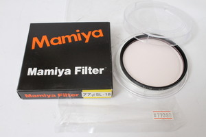 * used good goods *Mamiya* Mamiya skylight SL-1B filter /77mm#77090!