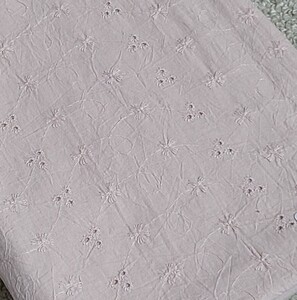 レース生地 刺繍生地 ピンク 薄手