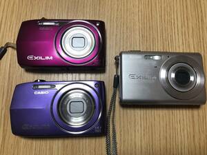 CASIO カシオ EXILM エクシリム EX-Z2300 EX-Z2000 EXZ60 コンパクトデジタルカメラ コンデジ デジカメ カメラ ３点セット 2511