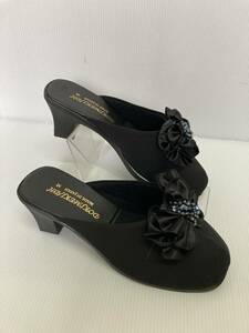 *. bargain! large . lovely mules Cosmo 5171 black M size (23~23.5cm) safe made in Japan heel height approximately 5.