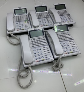 =M=MITSUBISHI MMC telephone machine DT800 ITZ-32DLK-2D(WH)TEL 5 point set business =U-220442=