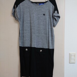 バーバリーブルーレーベルバイカラー ワンピース