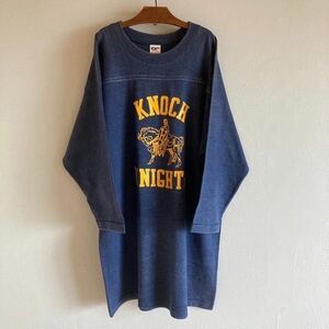 超美品 好配色 ネイビー&イエロー フットボールT 70's80's ビンテージ vintage アメリカ製 USA製 アメカジ 古着