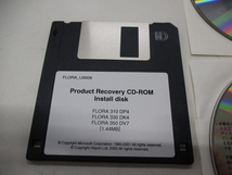 HITACHI FLORA シリーズ U0006-U0010, 310 DP4, 330 DK4, 350 DV7 / Product Recovery FDD/CD-ROM/活用マニュアルCD-ROM 管理番号M-445_画像2