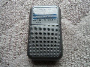 オーム電機 AM FM ポケット ラジオ RAD-F125N-H 動作確認品